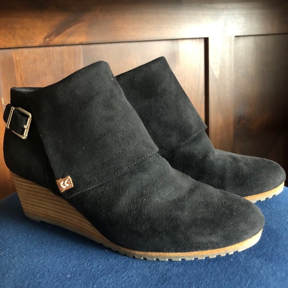 Dr. Scholl's Wedge Ankle Boots-Like new!